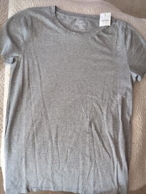 J. Crew Heather Gray Crewneck T-Shirt